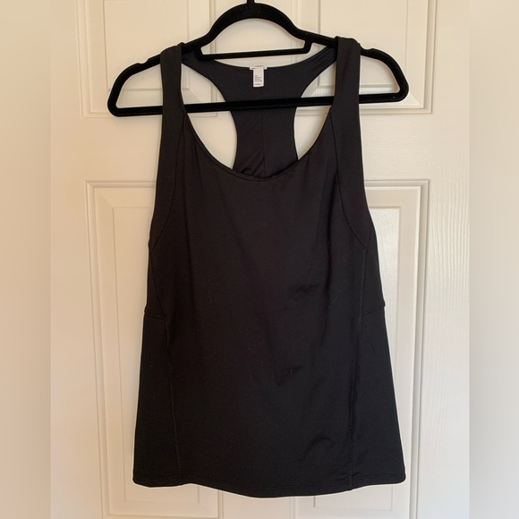 Champion LONG sports bra. XL. Impossible to find! Solid Black. - Picture 3 of 7